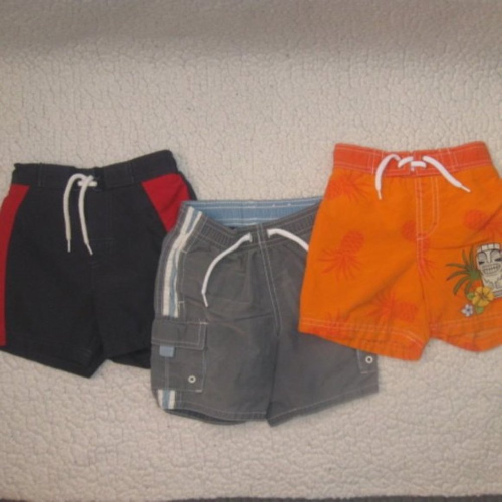 Boys Eddie Bauer/Old Navy/Gymboree Swim Trunks Bundle